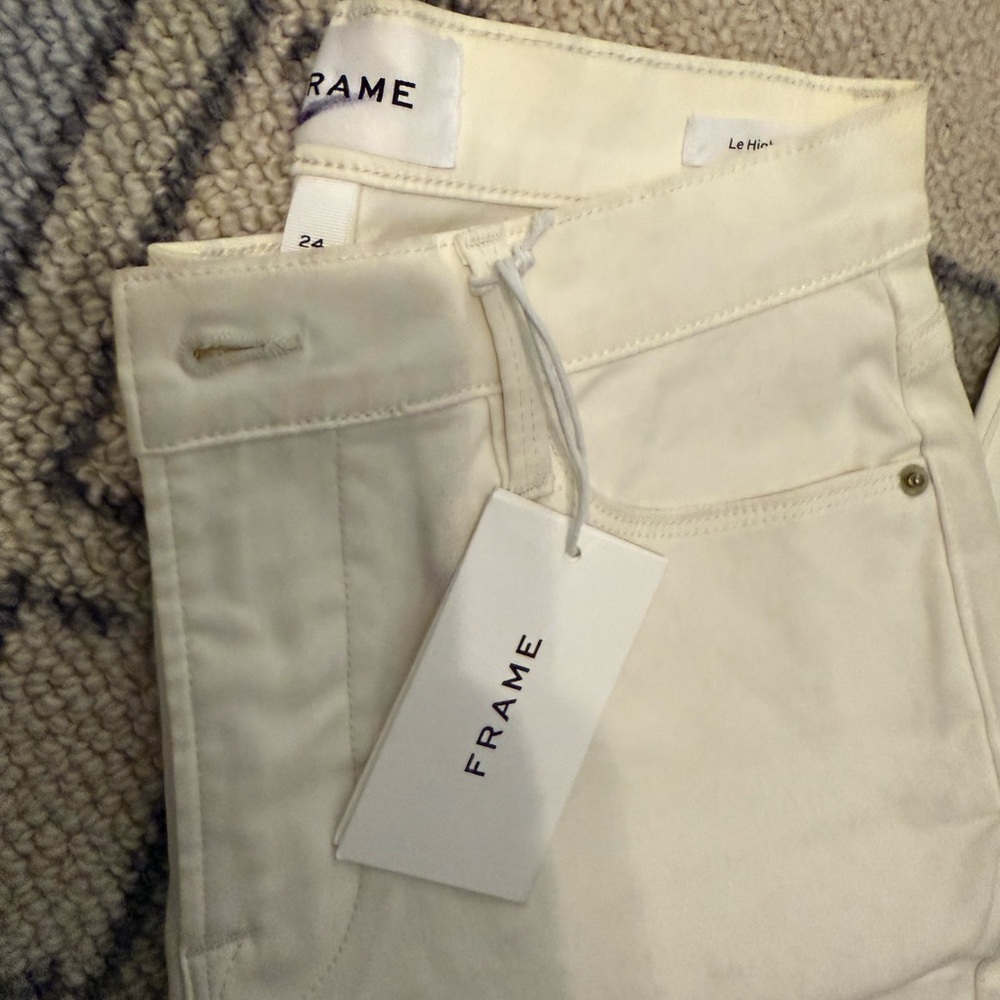 Frame Denim Women's Skinny Jeans in Cream